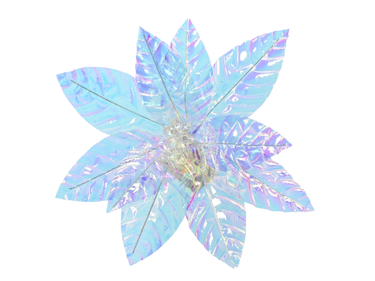 STELLA DI NATALE 31X14CM BLUE 629741