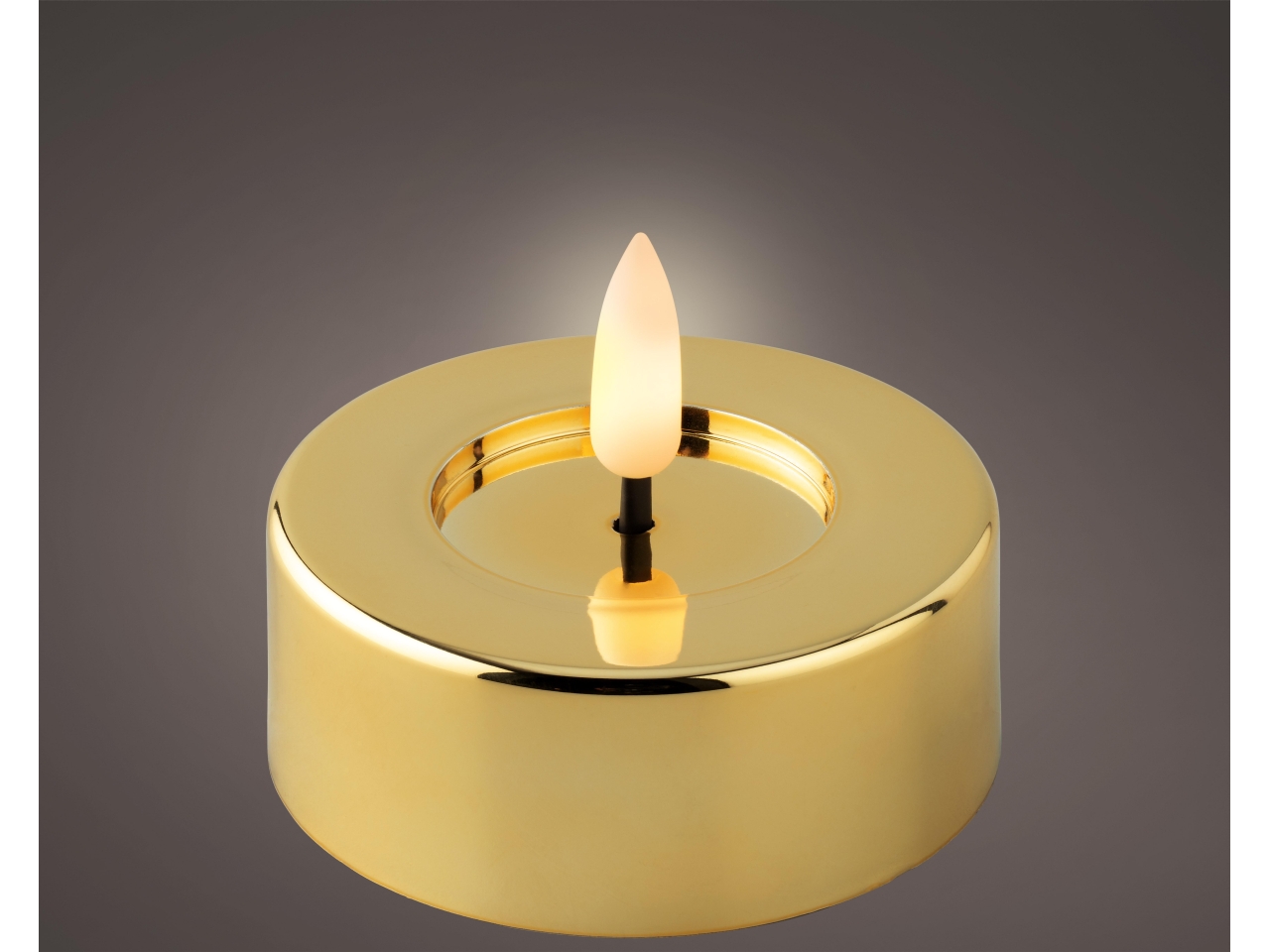TEALIGHT LED 7X6CM ORO BAT 487395 TEALIGHT LED 7X6CM ORO BAT 487395