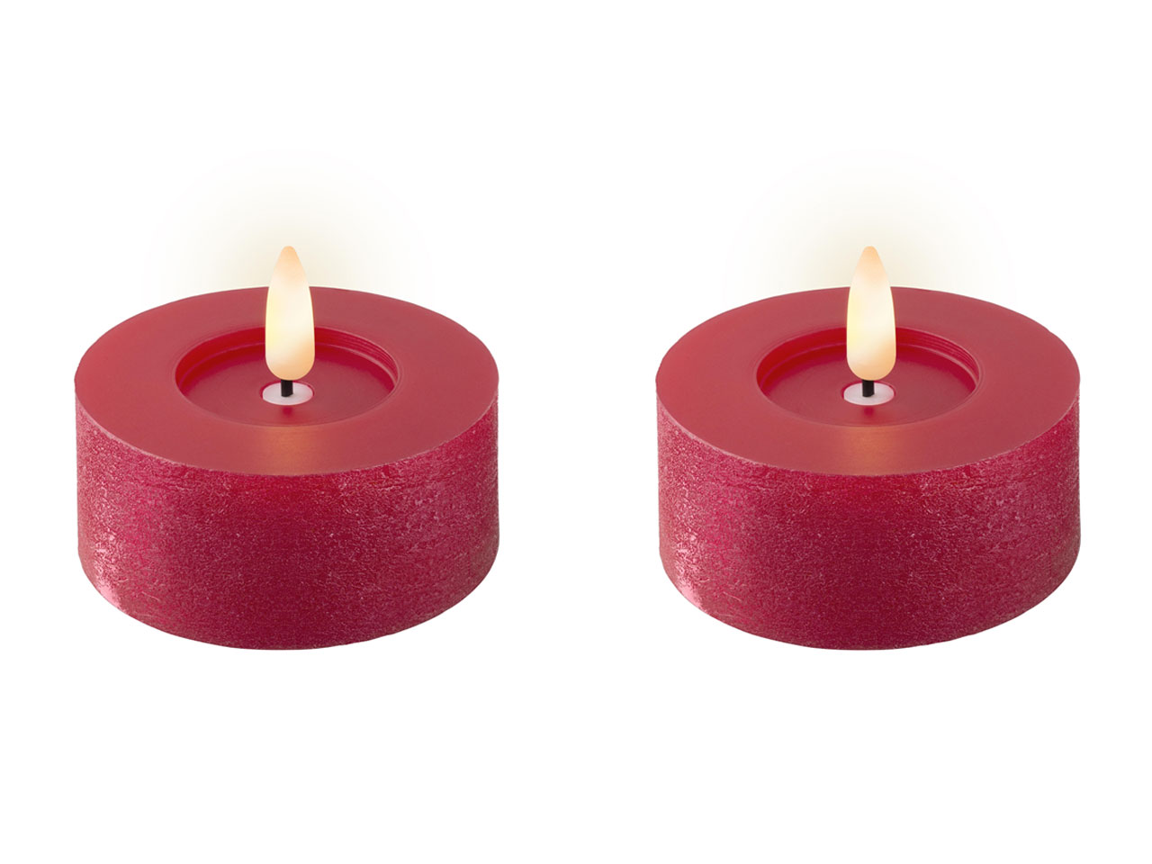 TEALIGHT LED 7X6CM ROSSA BAT 487347 TEALIGHT LED 7X6CM ROSSA BAT 487347