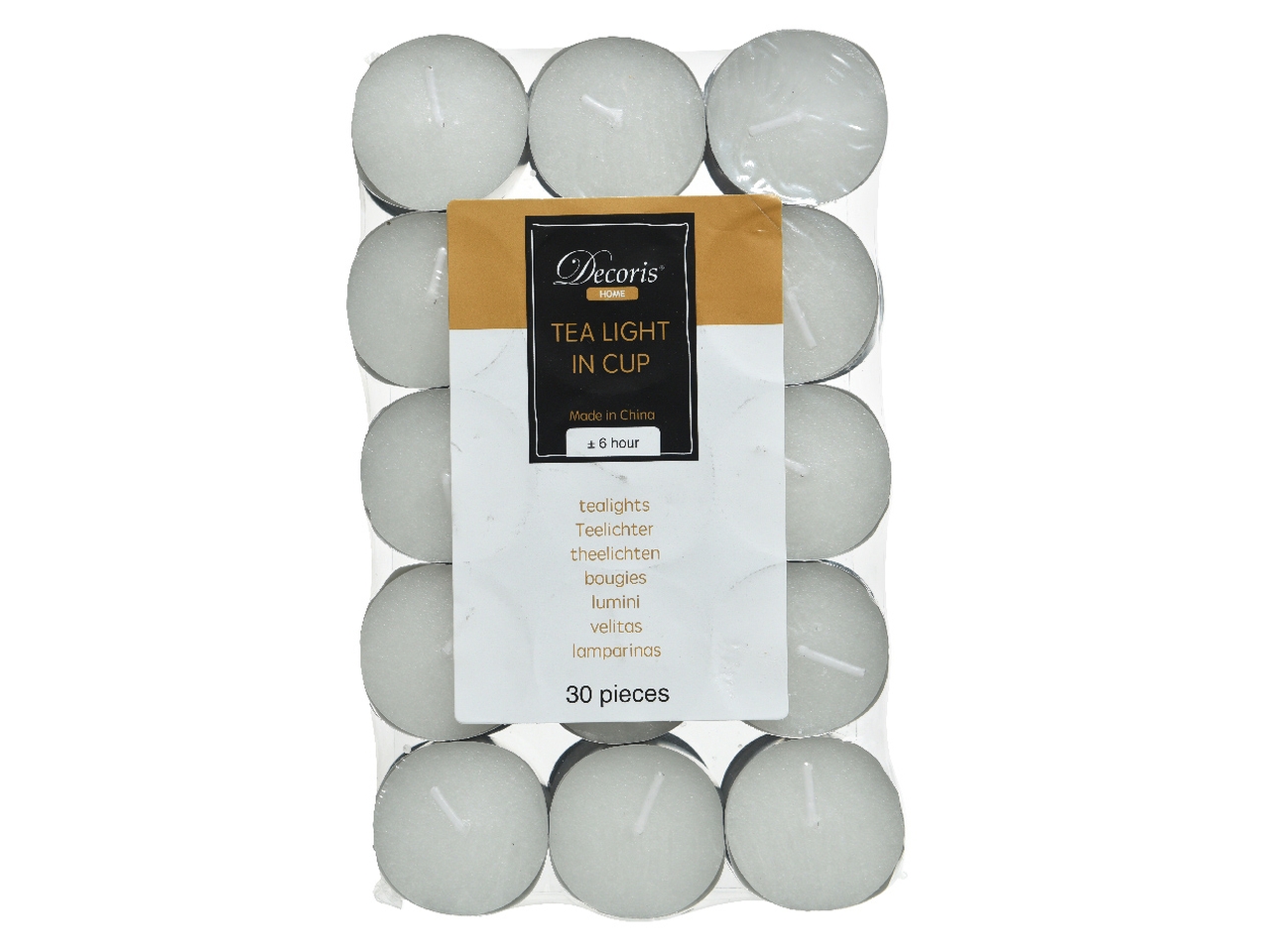 T.LIGHT BIANCO CERA 30PZ 3,9X1,9 214604 T.LIGHT BIANCO CERA 30PZ 3,9X1,9 214604