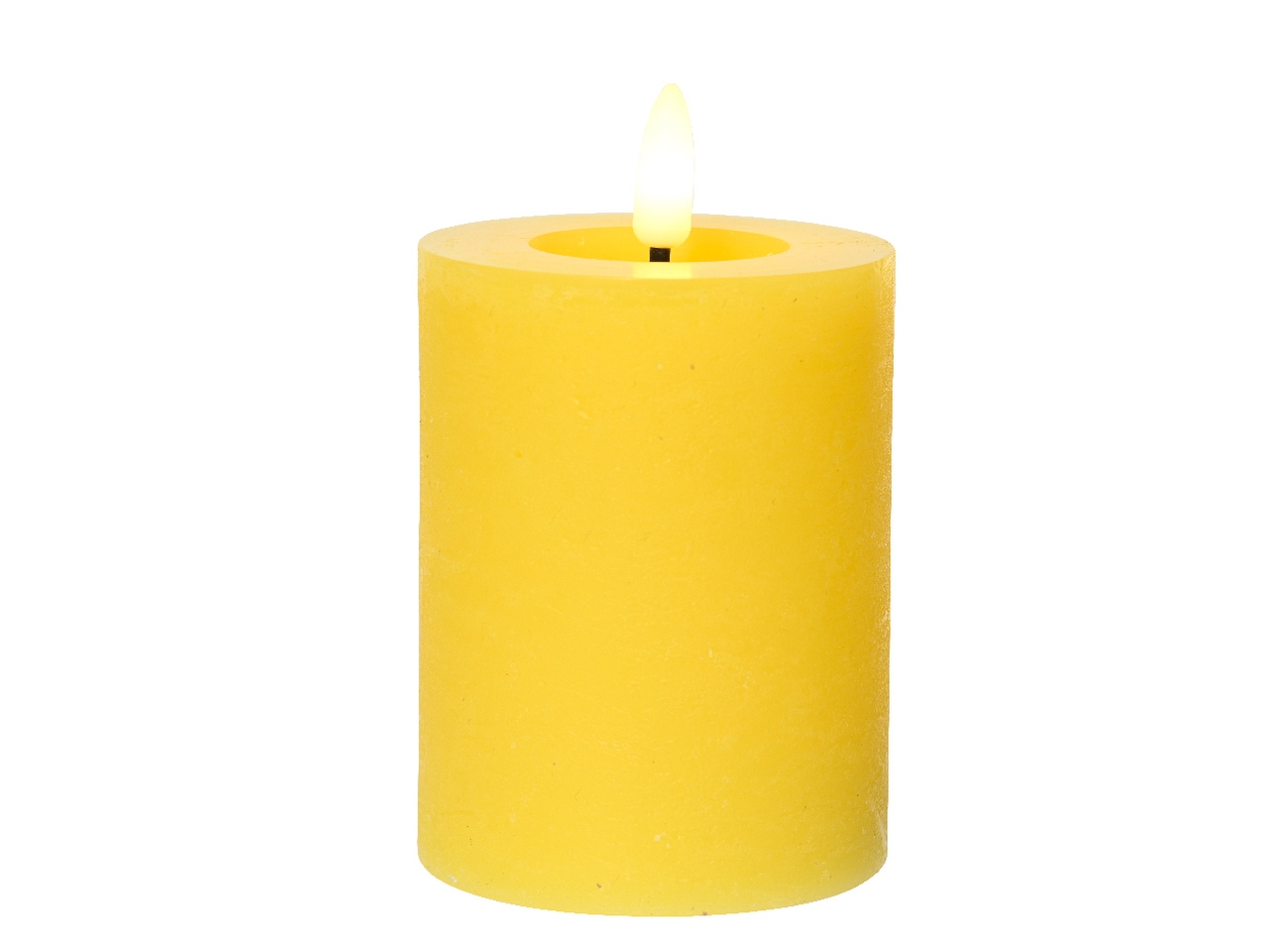 CANDELA LED GIALLA CERA 7X11,2BAT 489210