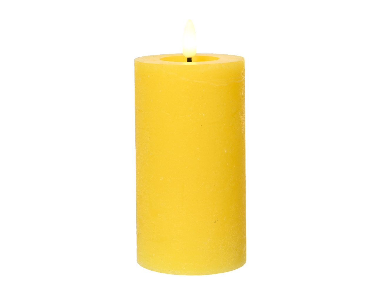CANDELA LED GIALLA CERA 7XH15 BAT 489211
