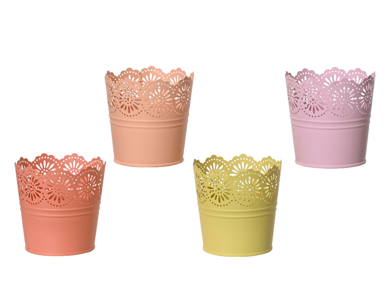 VASETTO SMERLATO METALLO 11X10,6 833739 VASETTO SMERLATO METALLO 11X10,6 833739