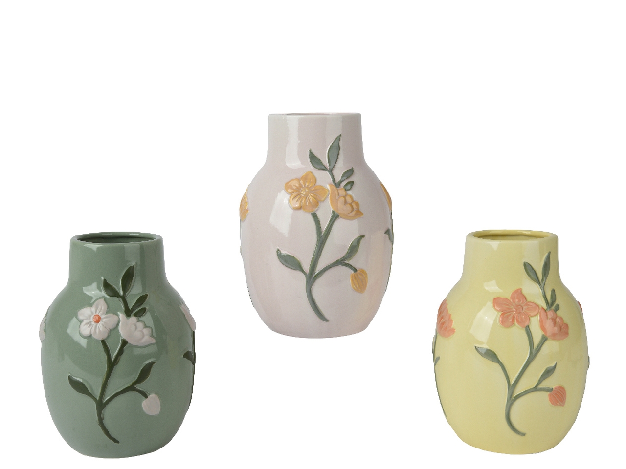 VASO FLOREALE D.14,5XH.20CM 3COL 833821 VASO FLOREALE D.14,5XH.20CM 3COL 833821