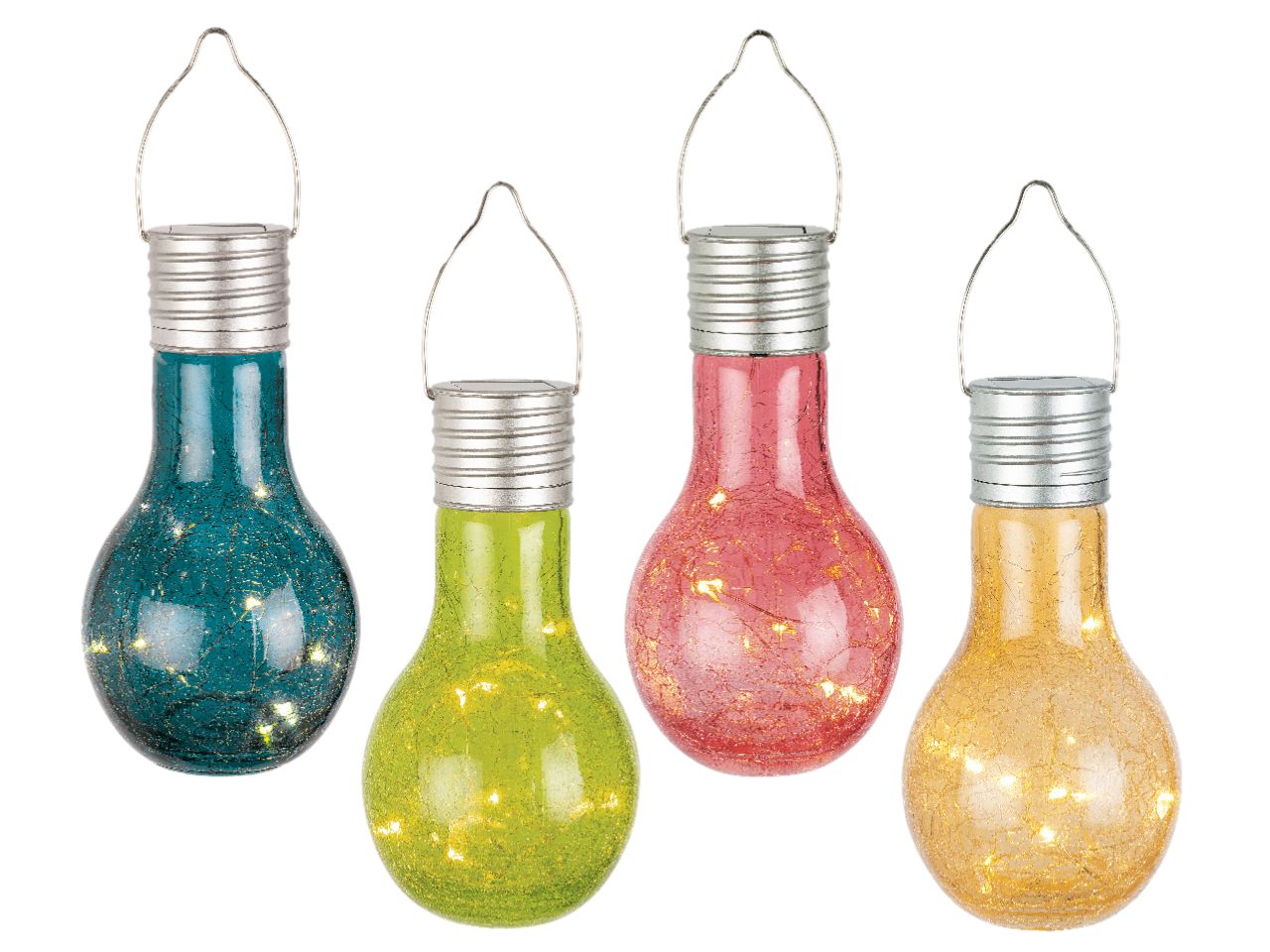 LAMPADA SOLARE VETRO 9XH17CM ASS 895076