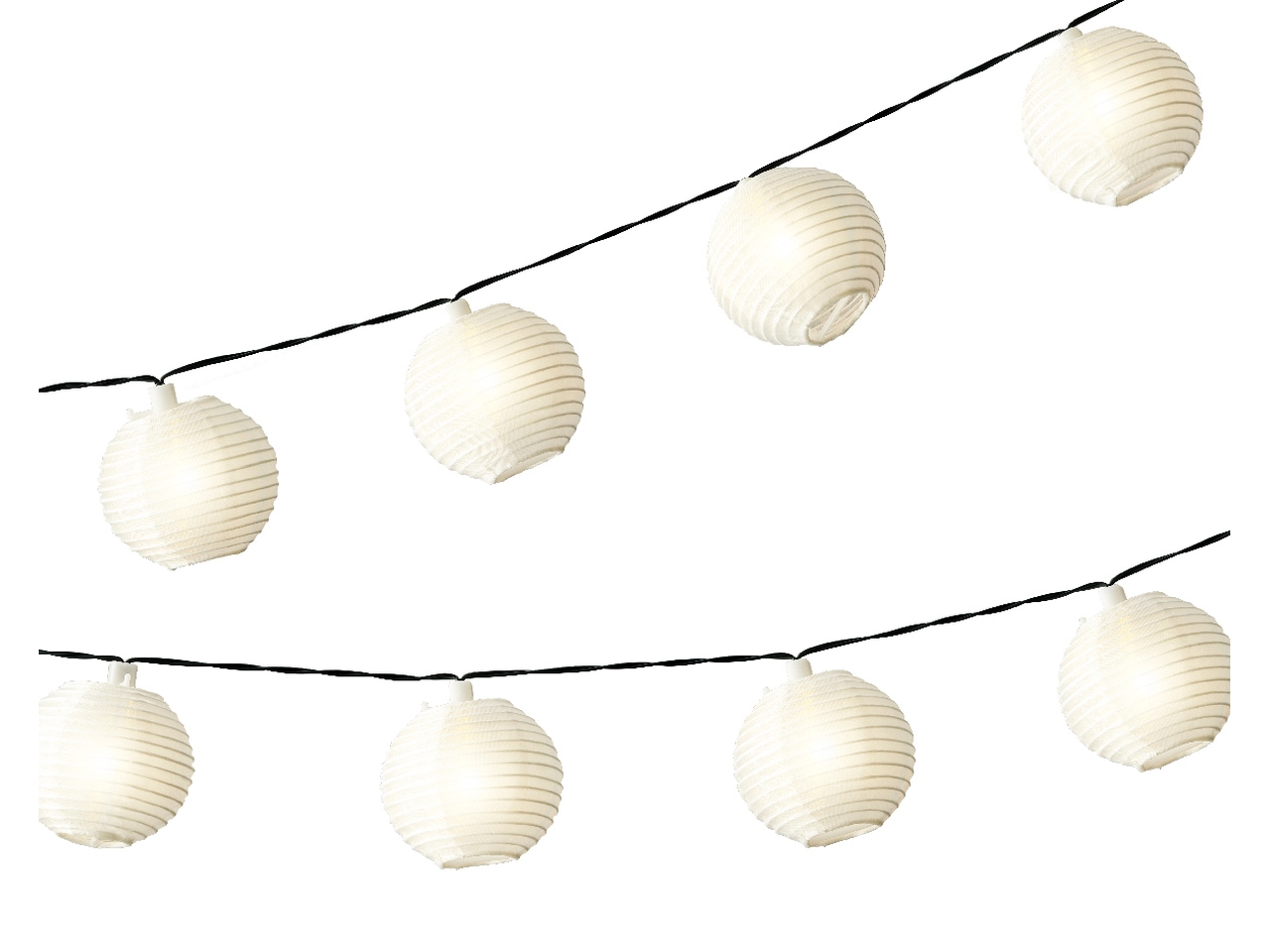 CATENA LUMINOSA SOLARE 350CM B.CALDO 896011
