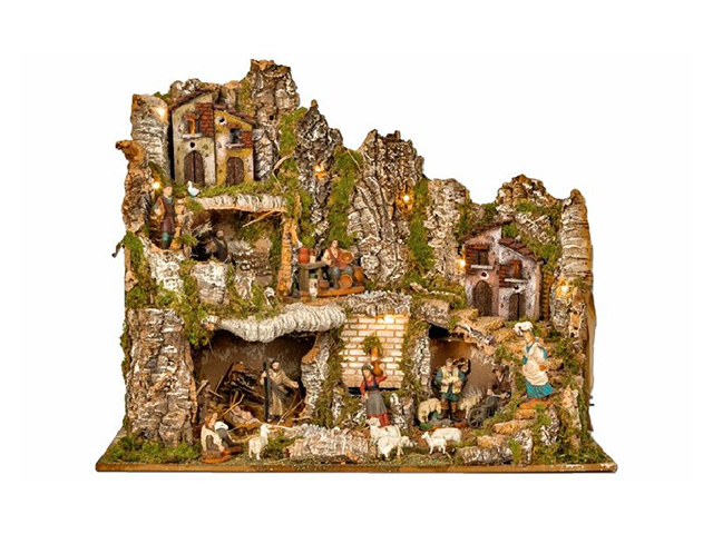 PRESEPE C/LUCI E FONTANA PR15 $