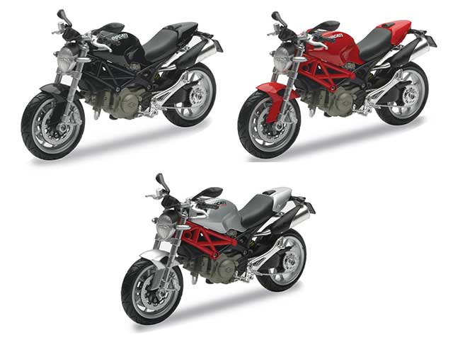 MOTO DUCATI MONSTER 1100 IN SCALA 44023