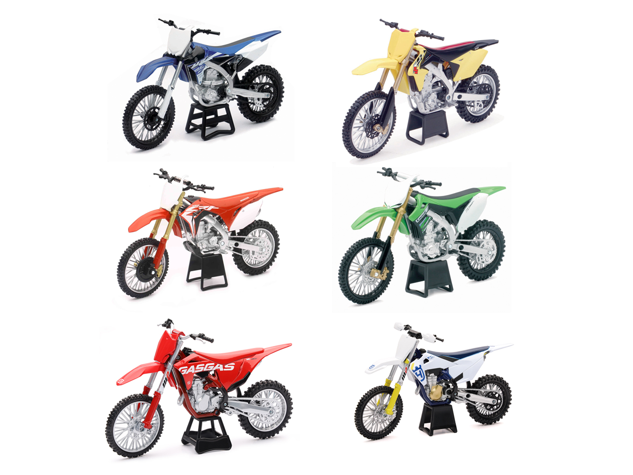 MOTO JAPAN DIRT BIKES IN SCALA 1 58293I