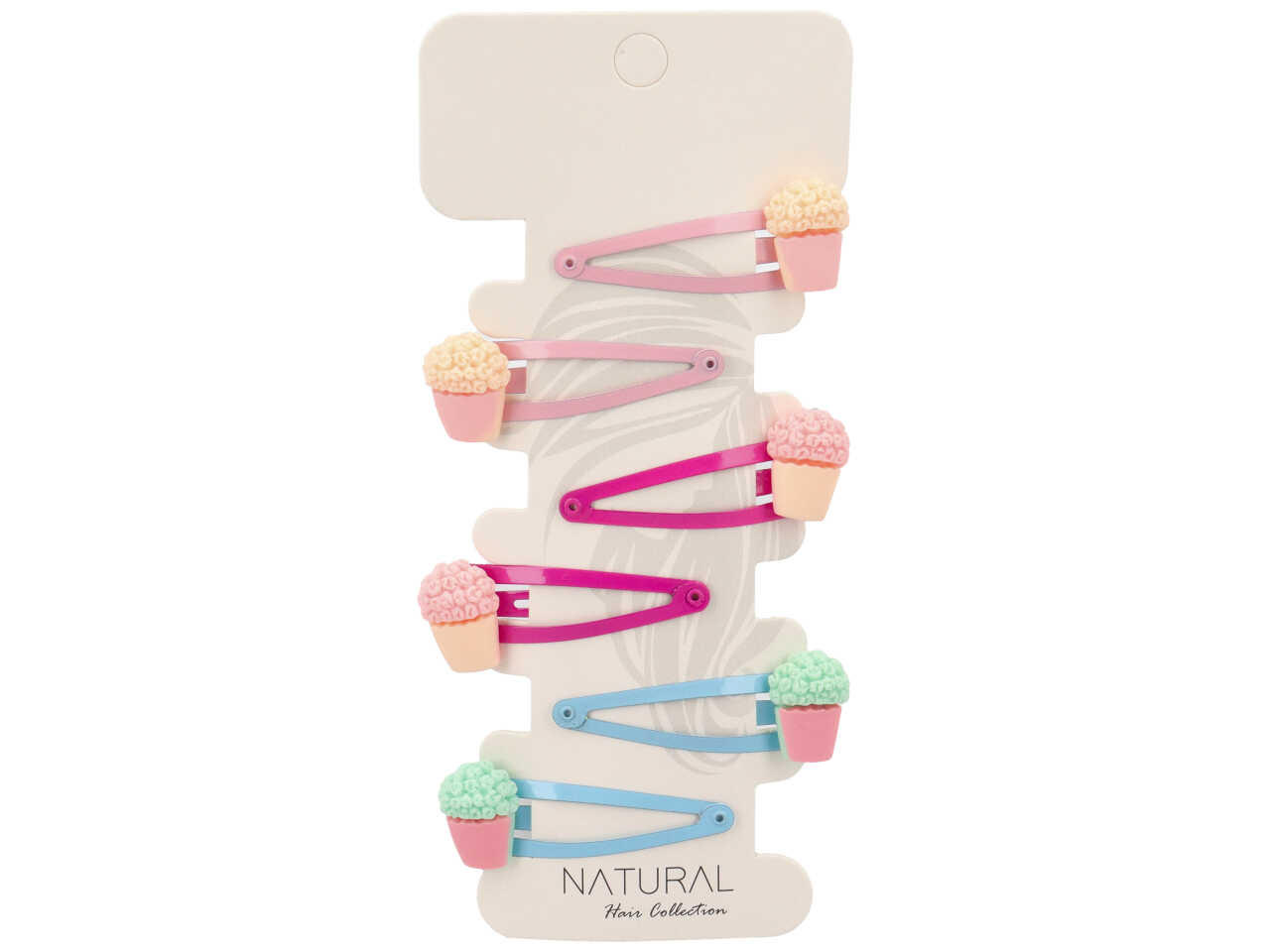 CLIPS CAPELLI BAMBINO C/CUPCAKE 6PZ 038904 CLIPS CAPELLI BAMBINO C/CUPCAKE 6PZ 038904