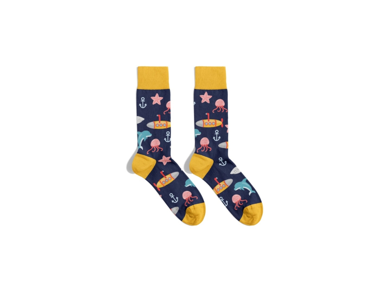 CALZINI CON DECORO PESCE 039028