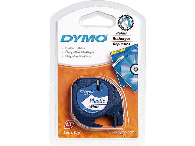 NASTRO PLASTICA BIANCO 12mmx4mt S072166