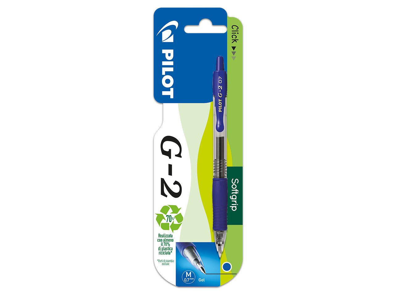 PILOT PENNA GEL G-2 0,7 BLU 3820016
