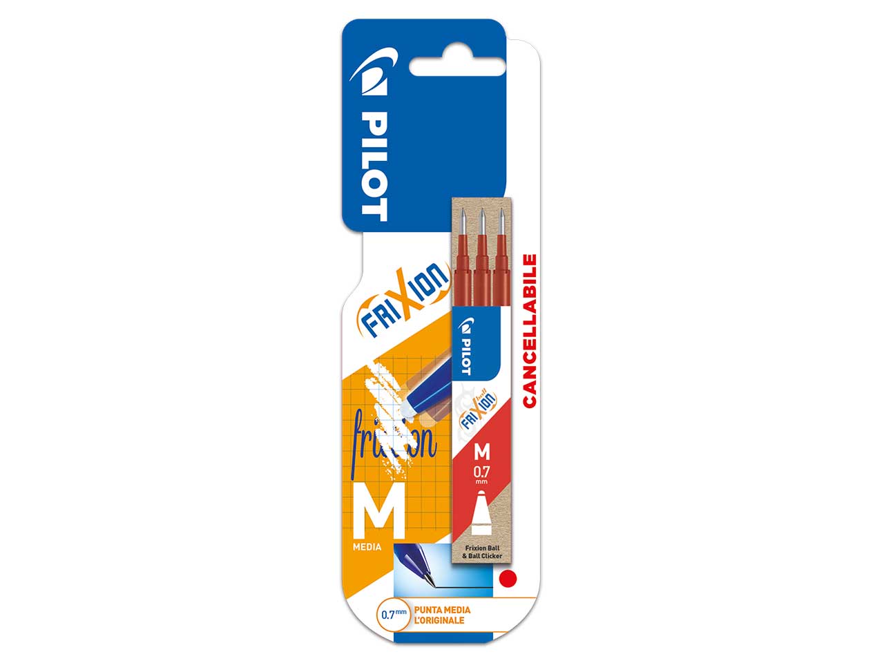 PILOT REFILL FRIXION 0,7 3pz ROSSO 3801787