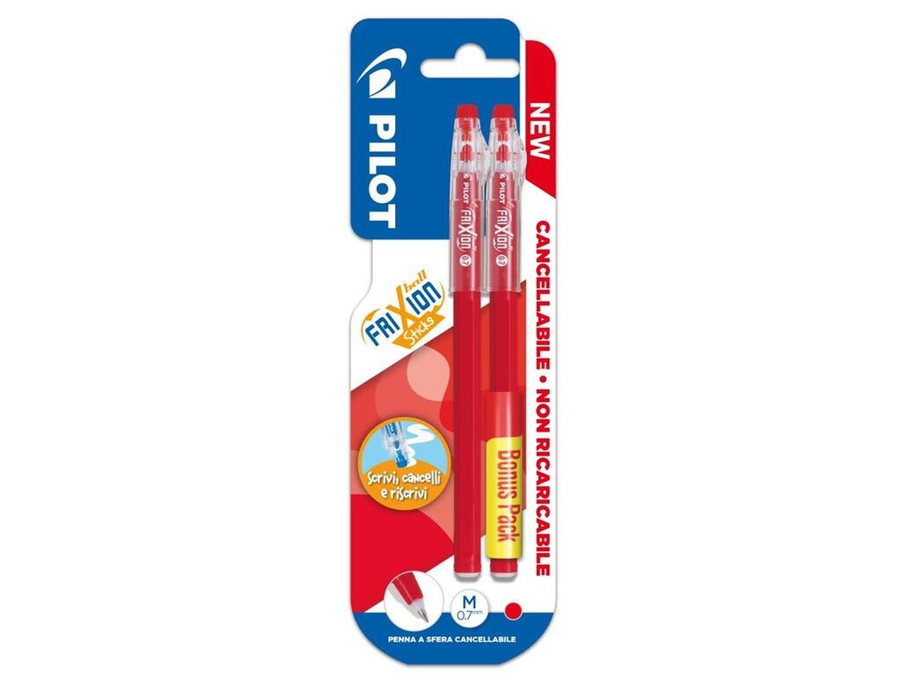 FRIXION PENNE CAN.ROSSE 2PZ 0,7 3802760