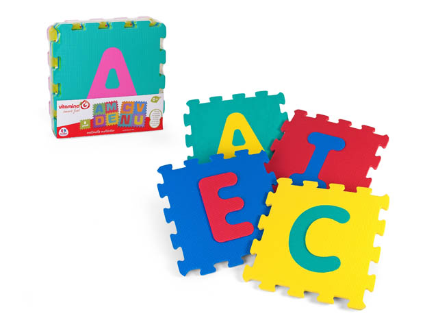 MATTONELLE PUZZLE LETTERE 5 PEZZI 05048