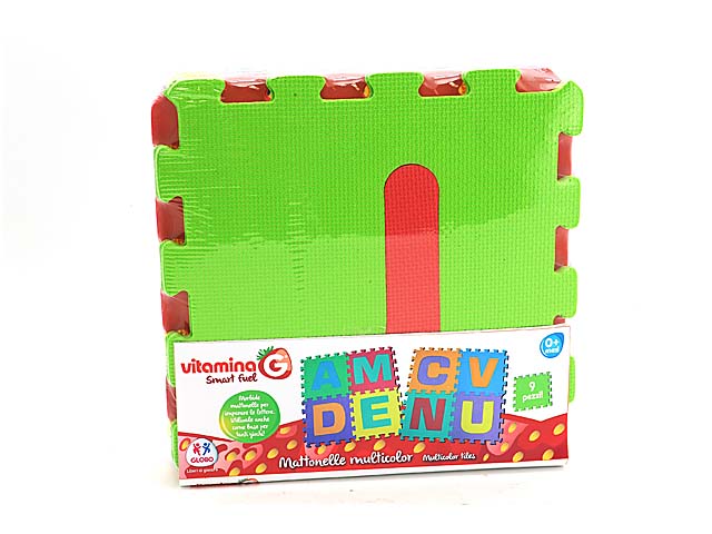 VITAMINA G MATTONELLE PUZZLE LETTERE 9PZ ASS 5093
