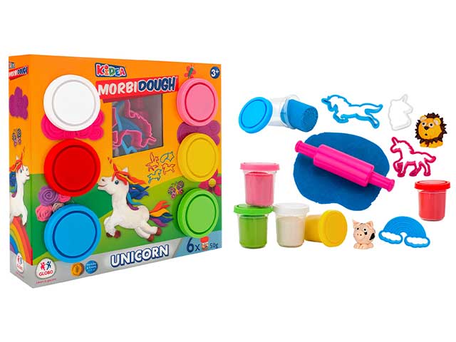 MORBIDOUGH MORBIDO 6X50GRS UNICORNO C/ACC 40384