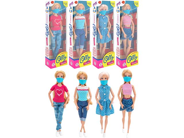 L.OLLY FASHION DOLL C/MASCHERINA 40427