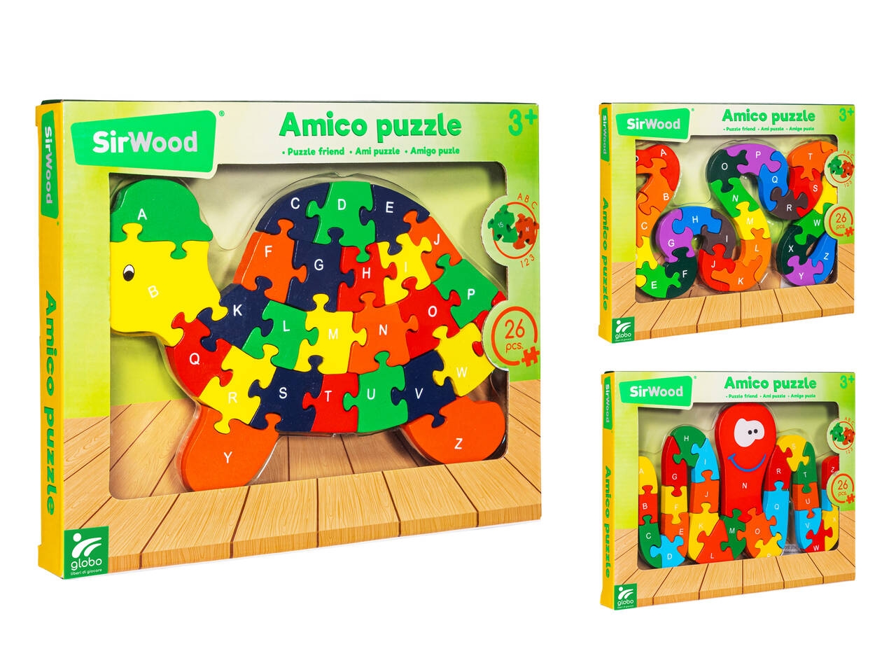 PUZZLE LEGNO 26pz LETTERE/NUMERI 40592 PUZZLE LEGNO 26pz LETTERE/NUMERI 40592