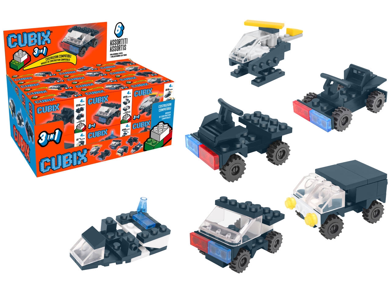 COSTRUZIONI MEZZI SWAT 24pz 40846