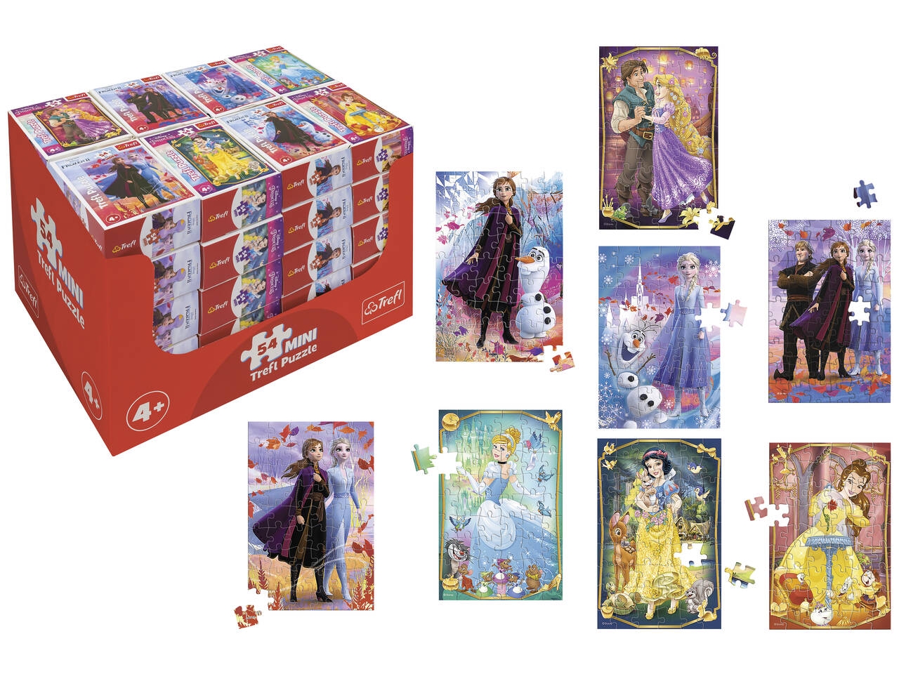 TREFL TREFL PUZZLE 54 MINI PRINCIP/FROZEN 7352