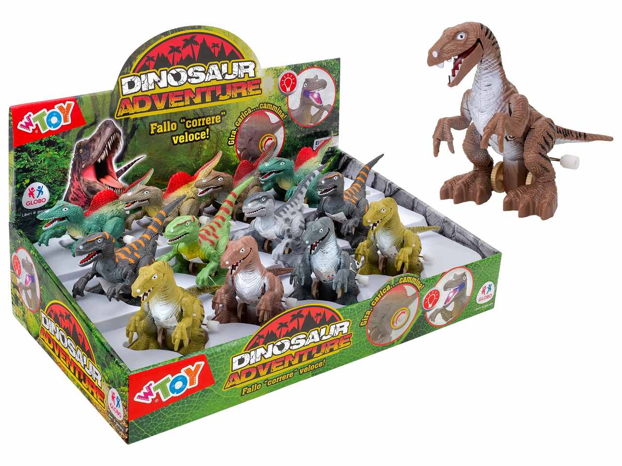 W TOY DINO A MOLLA B/O C/LUCE 39612 W TOY DINO A MOLLA B/O C/LUCE 39612