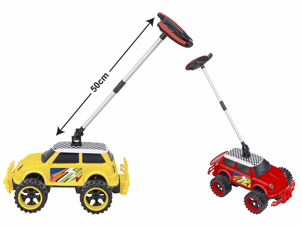 BIG ROAD AUTO BIG FOOT 45CM C/VOLANTE ASS 41579
