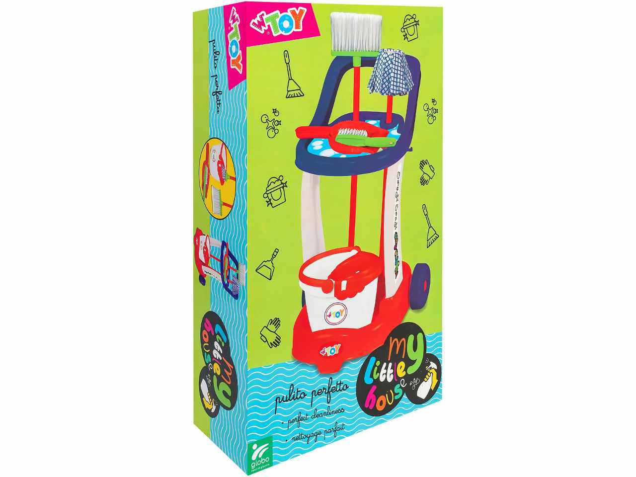 CARRELLO PULIZIA 31,5x48x36cm 40966