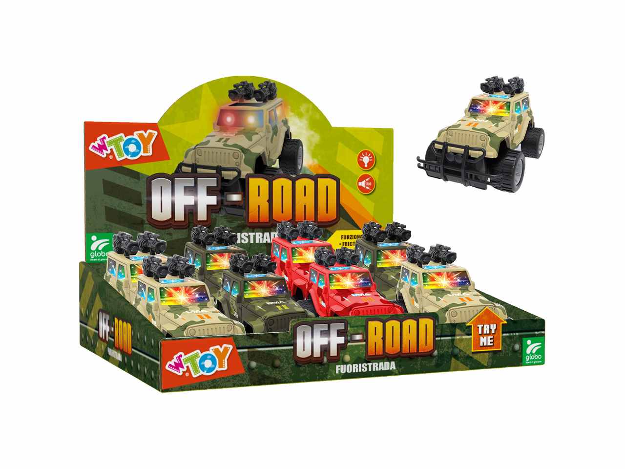 AUTO FUORISTRADA B/O TRY ME 8pz 41025