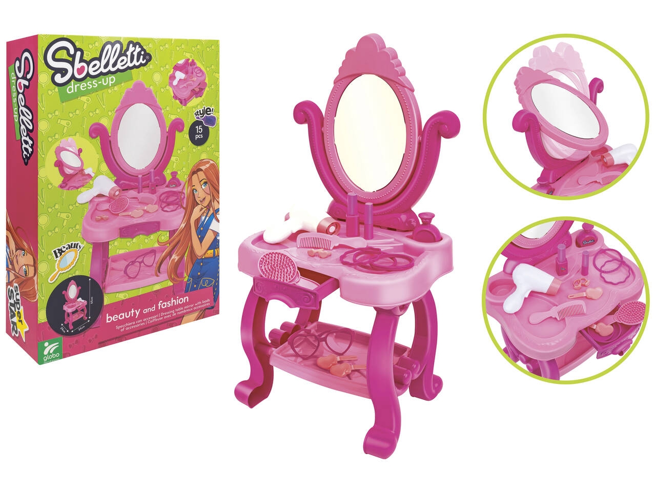 SBELLETTI SPECCHIERA C/15 ACCESSORI 65 CM 41399 SBELLETTI SPECCHIERA C/15 ACCESSORI 65 CM 41399