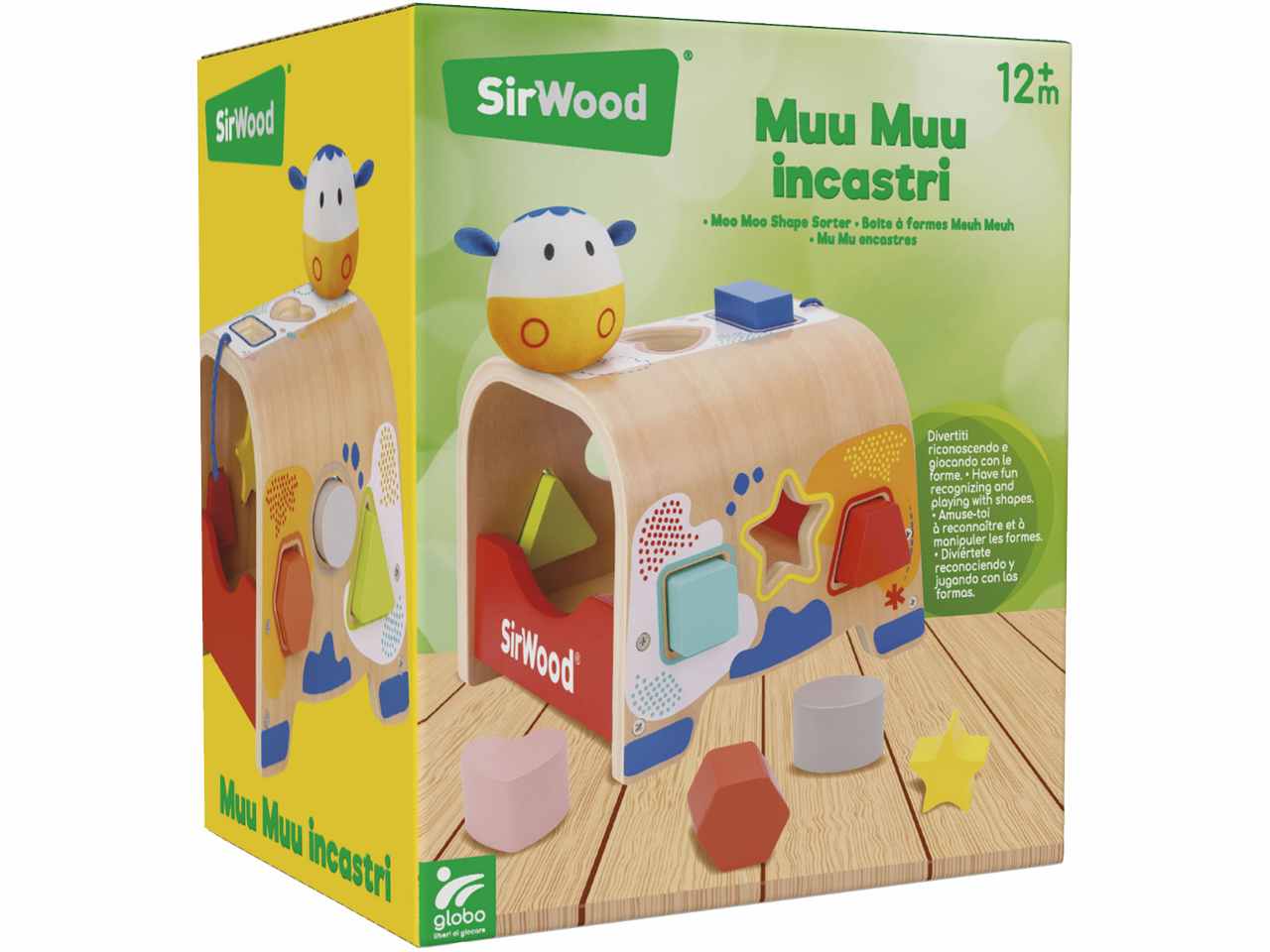 SIRWOOD GIOCO MUCCA AD INCASTRI IN LEGNO 41597