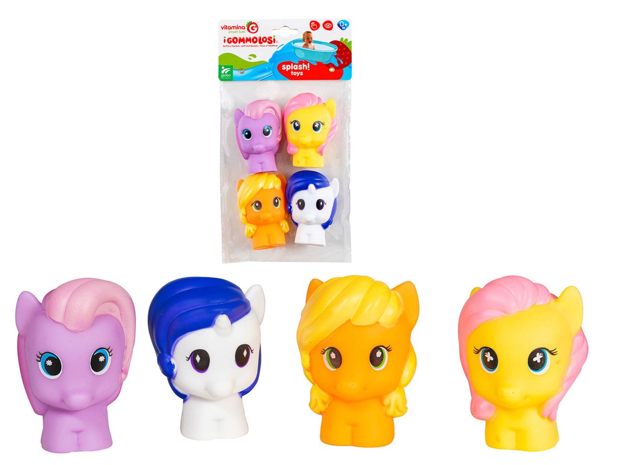 GOMMOLOSI PONY 4 PEZZI 05477