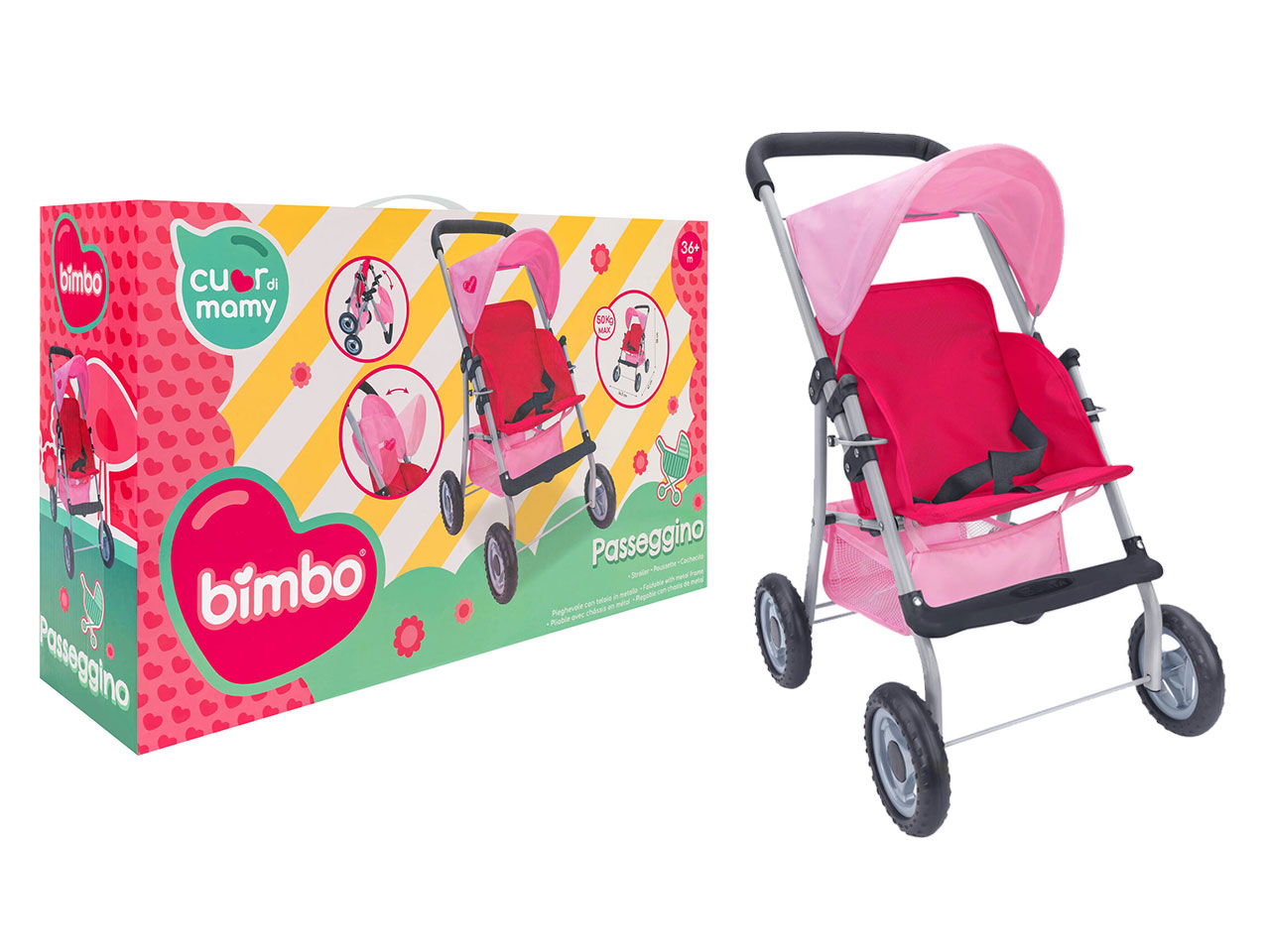 BIMBO PASSEGGINO IN METALLO 34,5X 40735