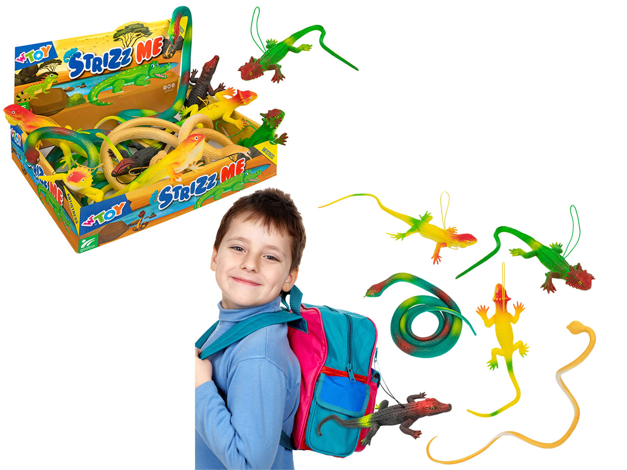 WTOY STRIZZ ME RETTILI IN 6 ASSOR 41080