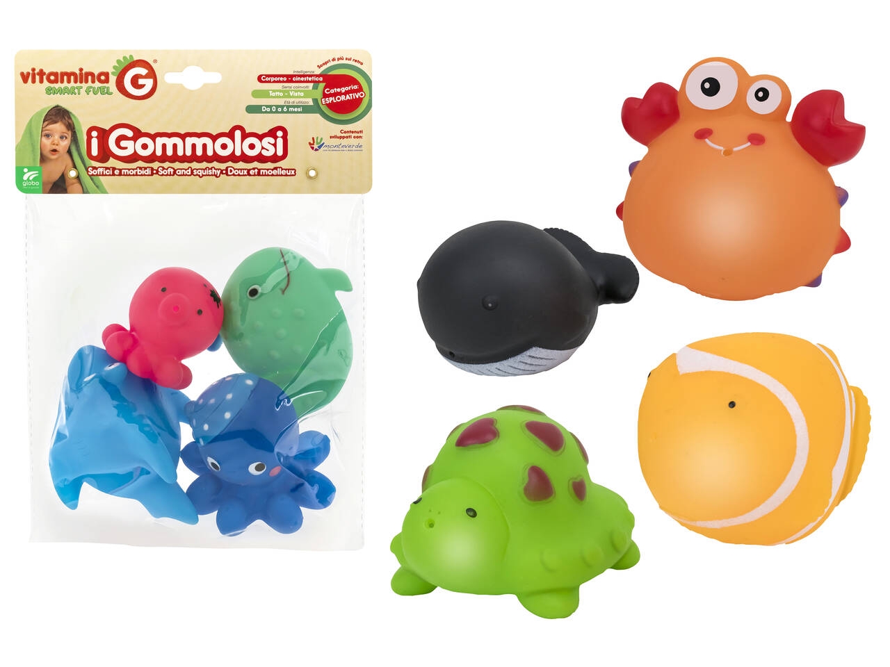 VITAMINA G ANIMALI MARINI 4 PEZZI 05562