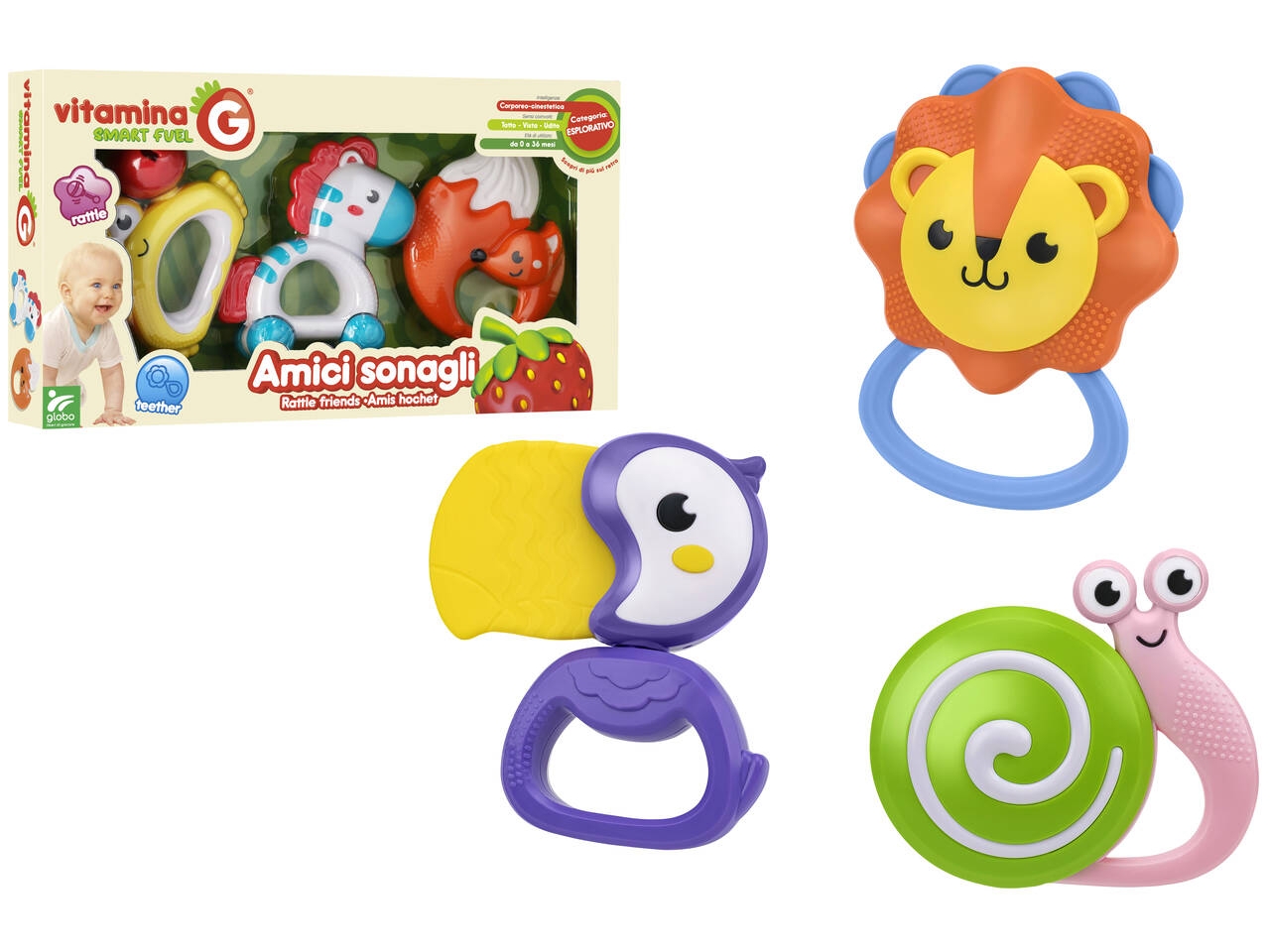 VITAMINA G SONAGLI ANIMALI 3PZ ASS 5571
