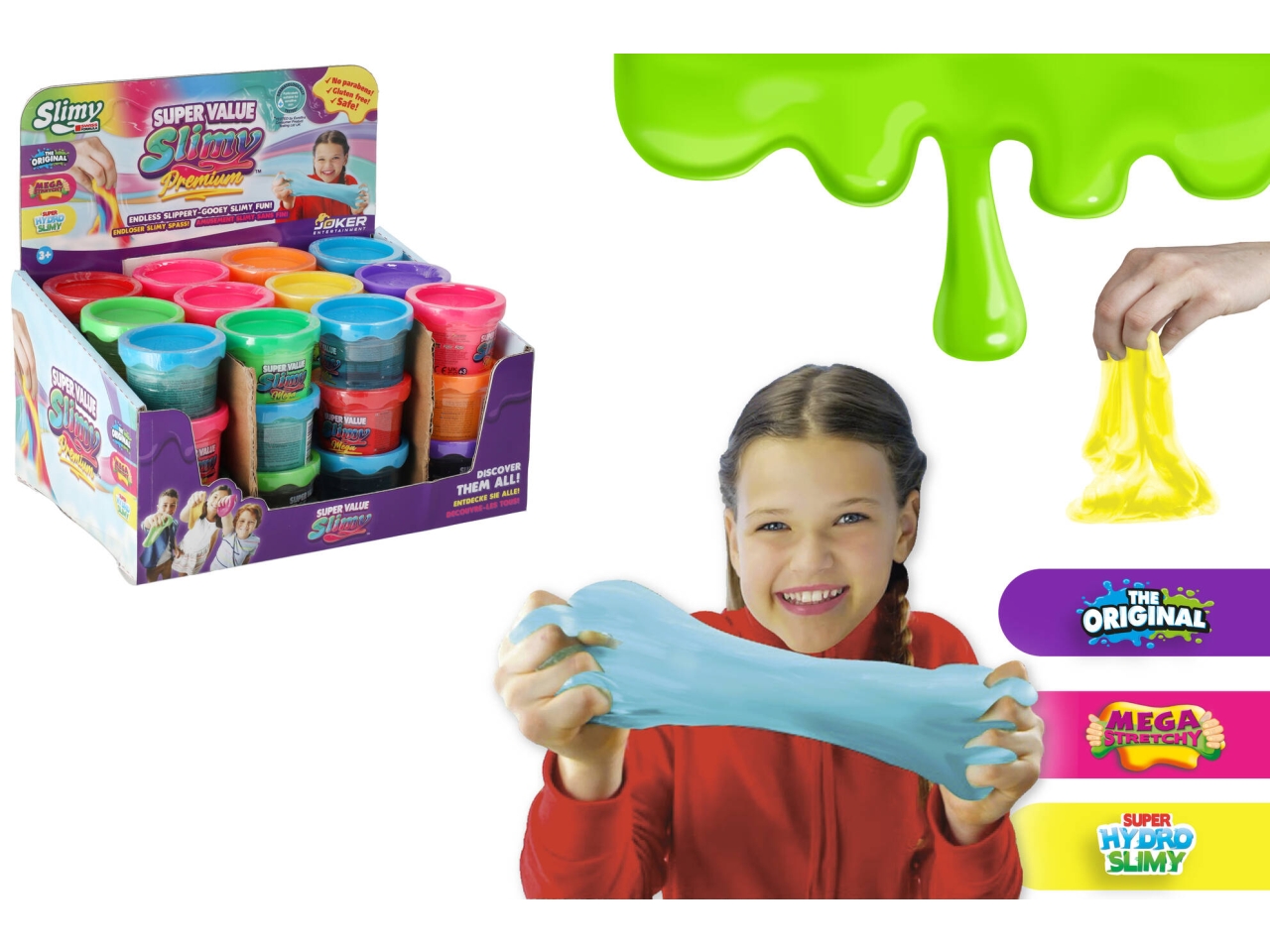JOKER SLIMY LIME ASSORTITI 36PZ D/BOX 42243