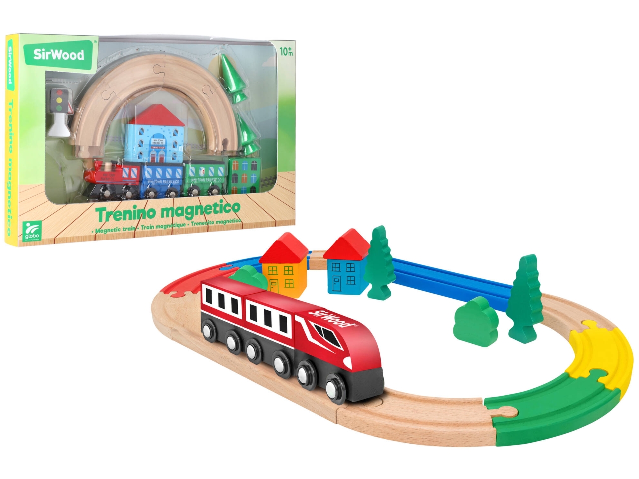 SIRWOOD PISTA TRENO IN LEGNO 42581