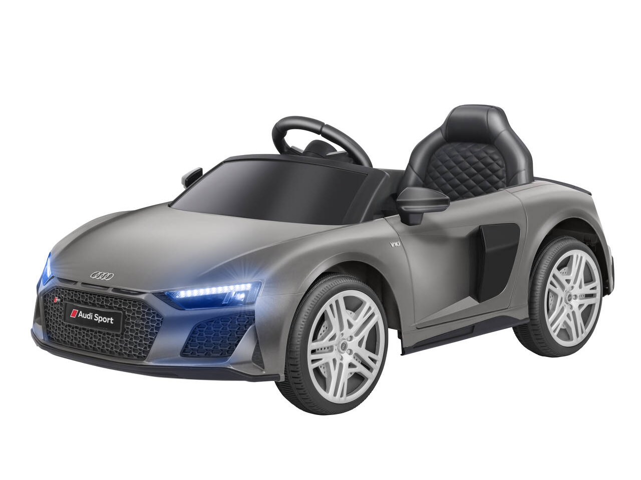 AUTO AUDI R8 SPIDER GRI.12V 4,5AH 42546