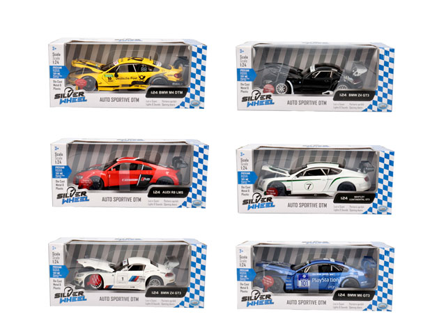 SILVER WHEEL AUTO DTM SC.1:24 A 41136