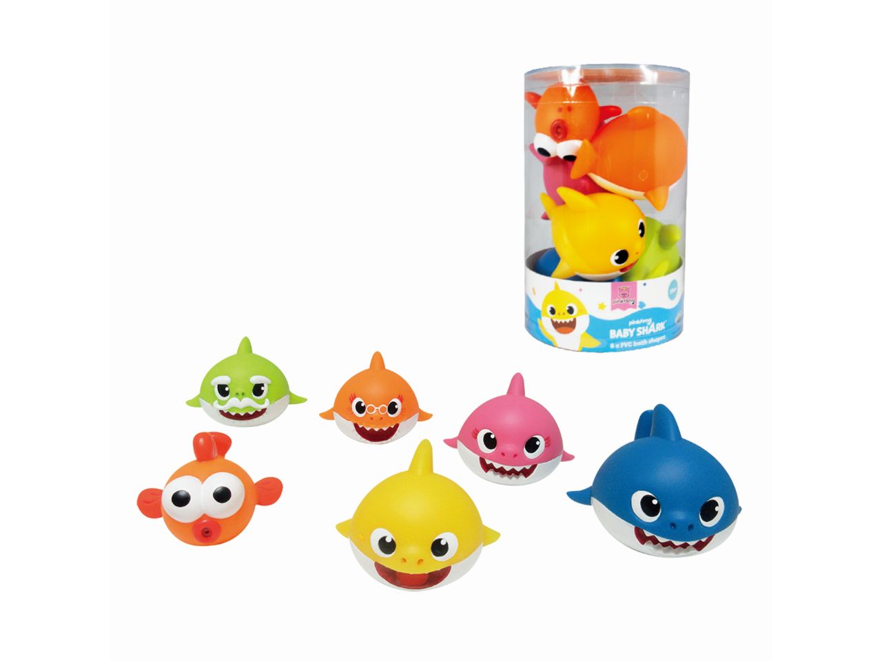 BABY SHARK – SET 6 PERSONAGGI IN 48821