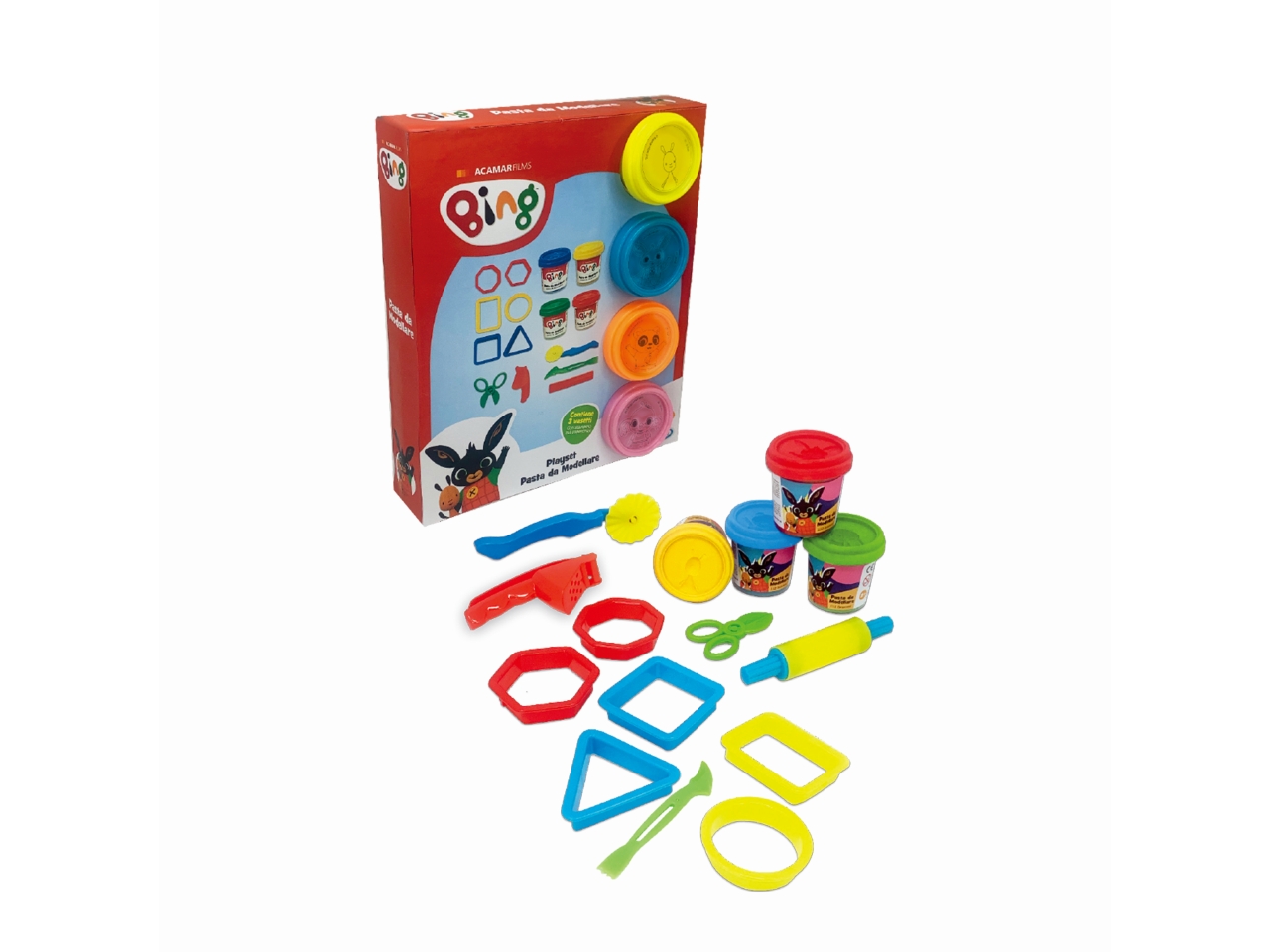 BING PLAYSET PASTE MODELLARE 4PZ 48452