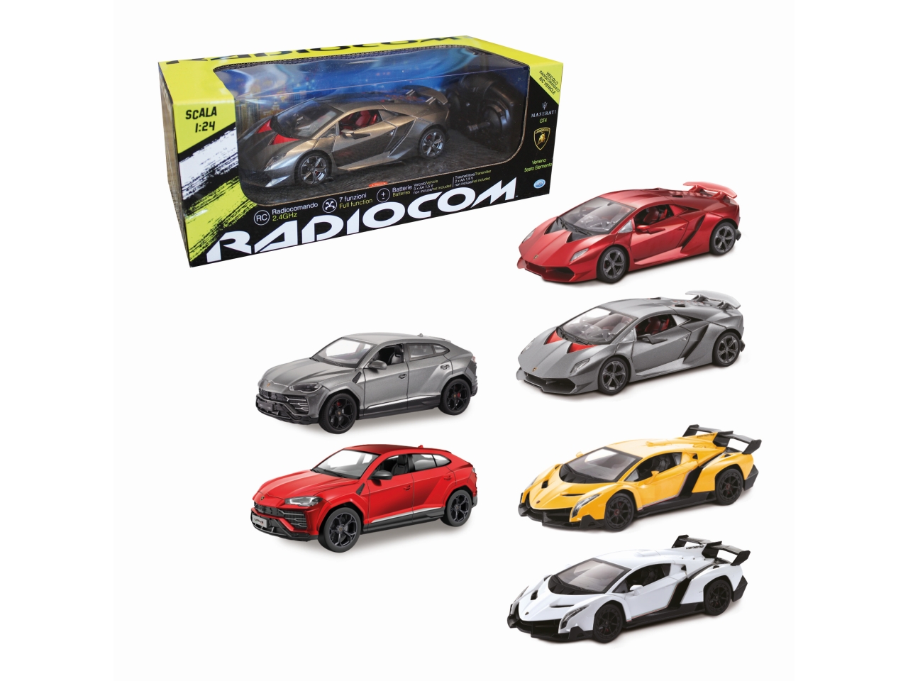 RADIOCOM LAMBORGHINI ASS. 1:24 40671 RADIOCOM LAMBORGHINI ASS. 1:24 40671