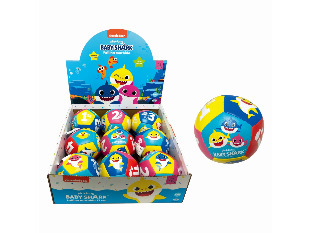 BABY SHARK – BABY BALL ULTRA SOFT 48829