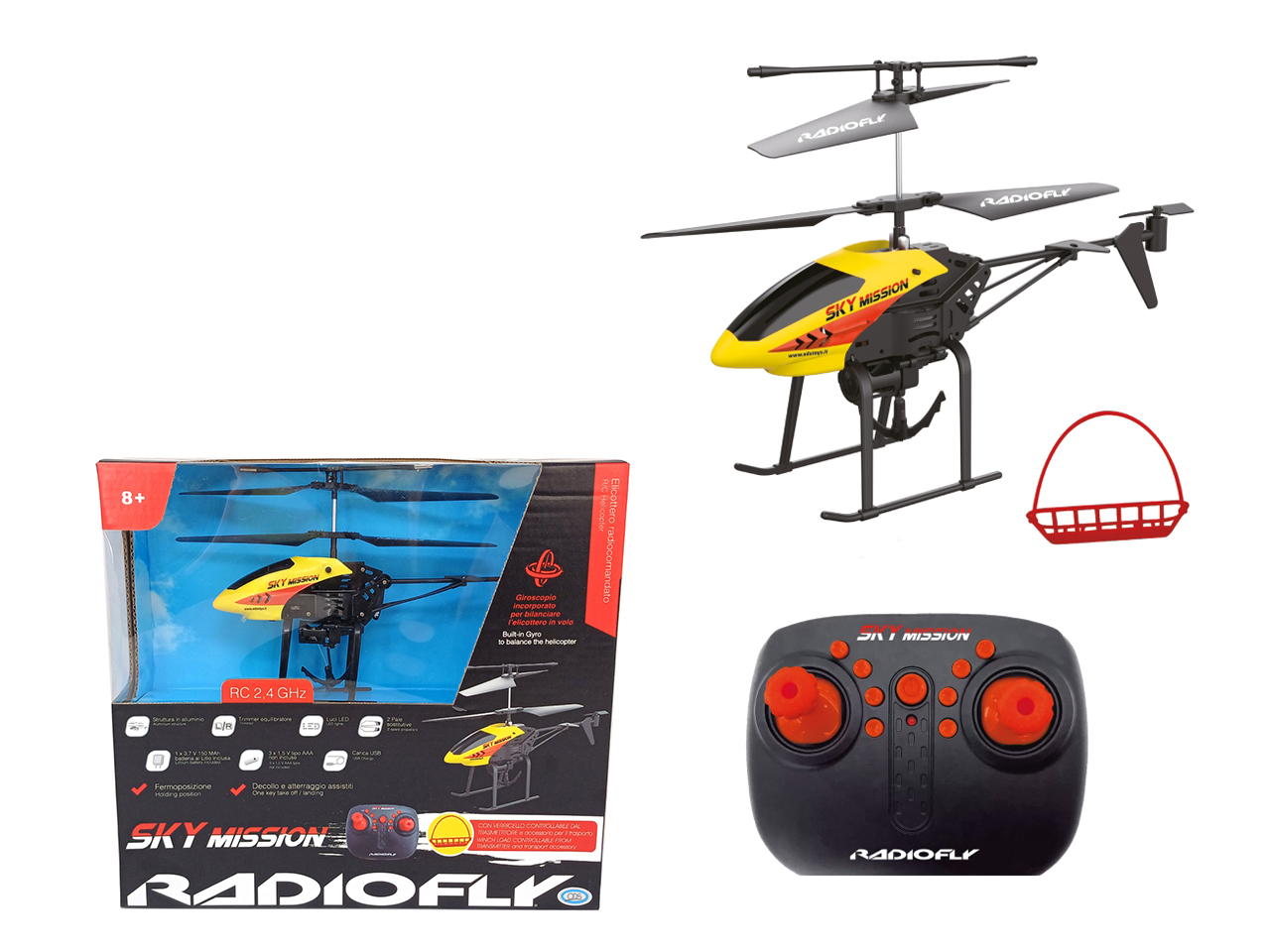 RADIOFLY SKY MIS.ELICOTTERO R/C 40318