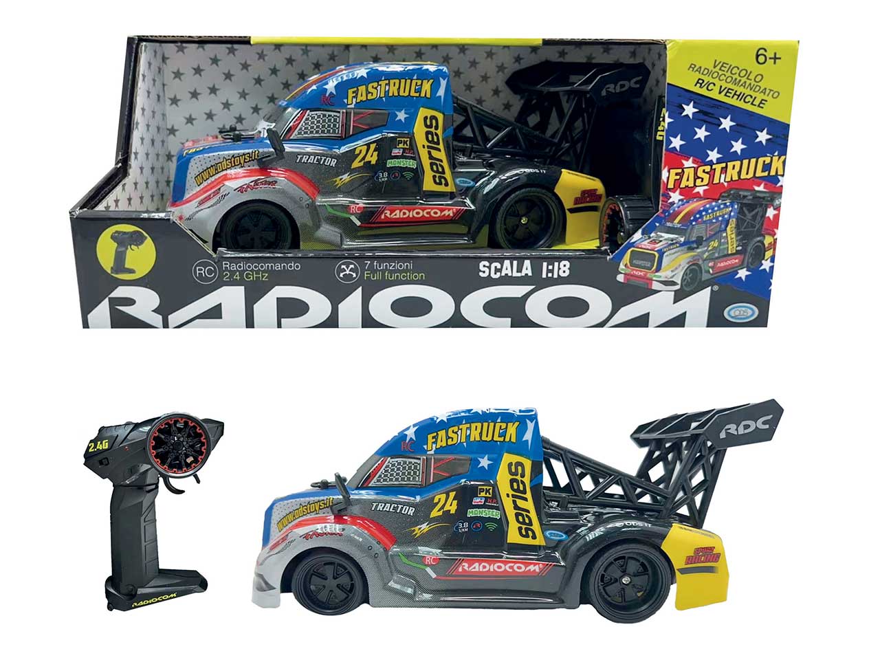 RADIOCOM FASTRUCK SCALA 1:18 40755 RADIOCOM FASTRUCK SCALA 1:18 40755