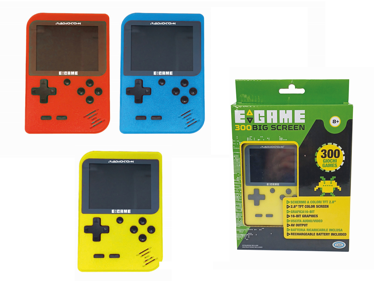 RADIOCOM EGAME 300 BIG SCREEN 50069 RADIOCOM EGAME 300 BIG SCREEN 50069