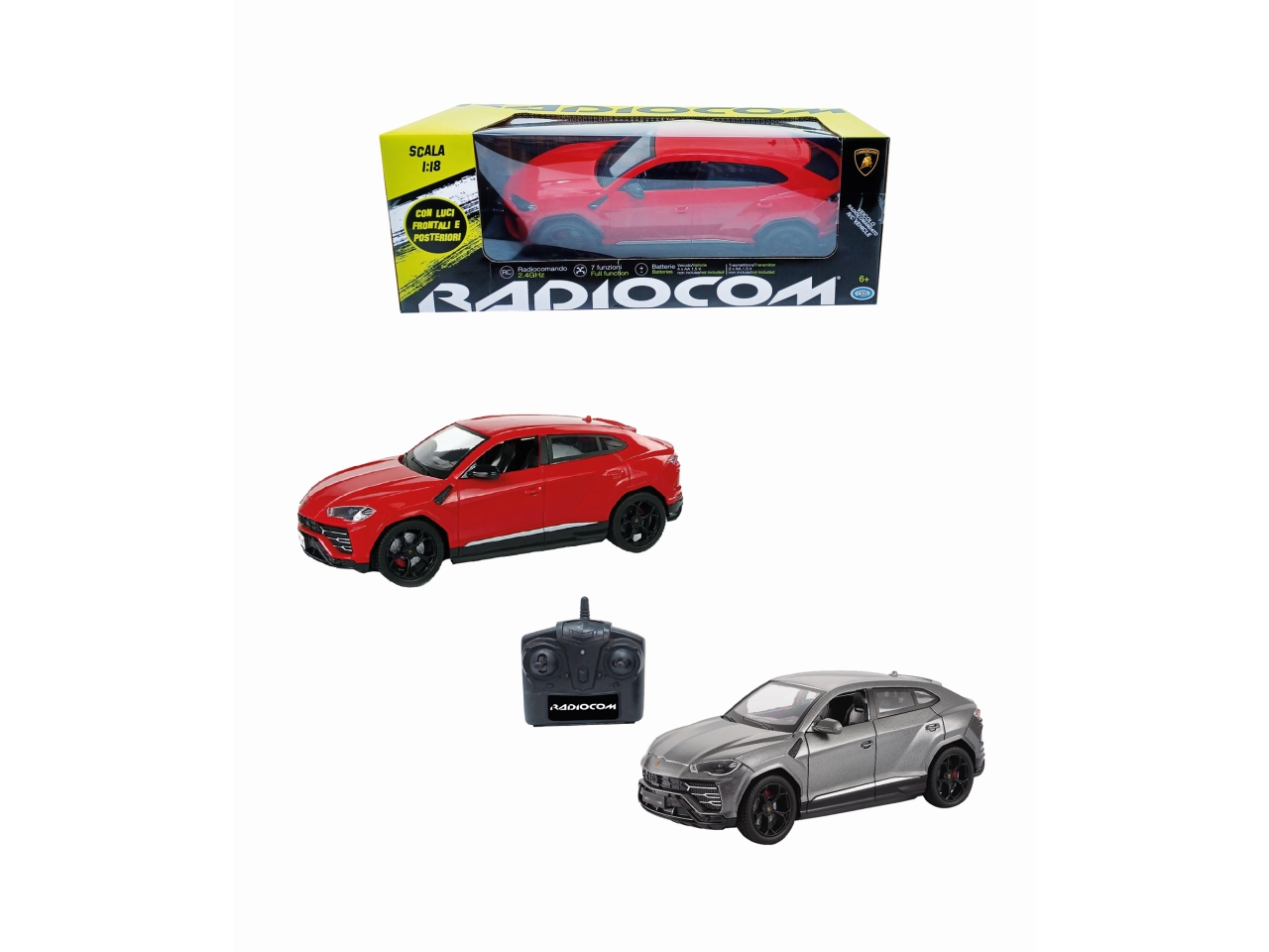 RADIOCOM LAMBORGHINI URUS 1:18 RC 40647 RADIOCOM LAMBORGHINI URUS 1:18 RC 40647