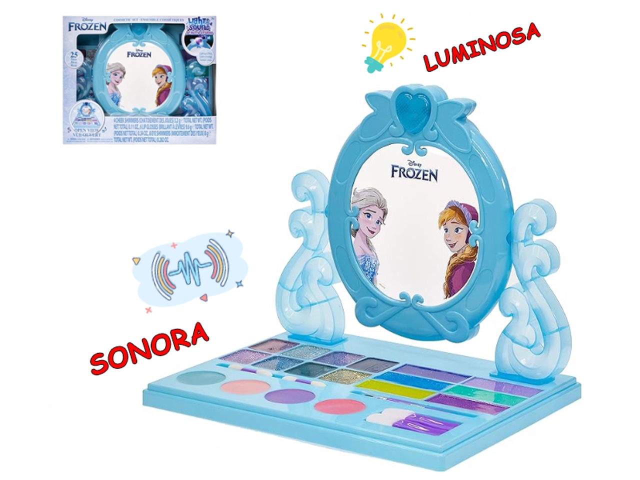 FROZEN TROUSSE MAKE UP LUCE E MUSICA FZ2490GG FROZEN TROUSSE MAKE UP LUCE E MUSICA FZ2490GG